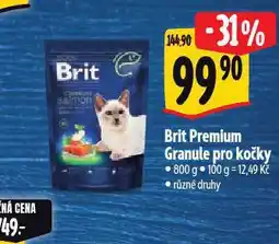 Albert Brit granule pro kočky nabídka