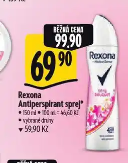 Albert Rexona antiperspirant nabídka