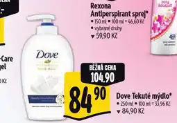 Albert Dove tekuté mýdlo nabídka