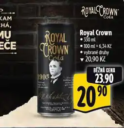 Albert Royal crown cola nabídka