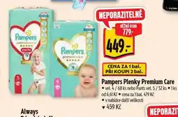 Albert Pampers dětské plenky nabídka