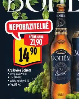 Albert Pivo krušovice bohém nabídka