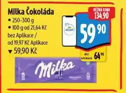 Albert Milka čokoláda nabídka