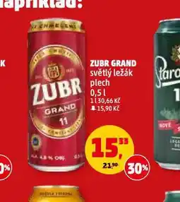 Penny Market Pivo zubr grand nabídka