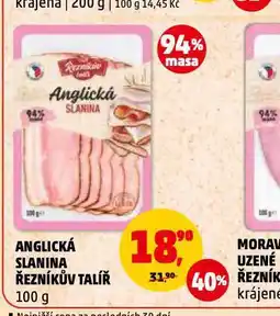 Penny Market Anglická slanina nabídka