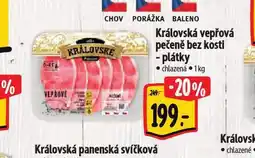 Albert Královská vepřová pečeně bez kosti nabídka