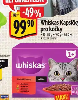 Albert Whiskas kapsičky pro kočky nabídka