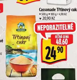 Albert Cassonade třtinový cukr nabídka