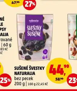 Penny Market Sušené švestky naturalia nabídka