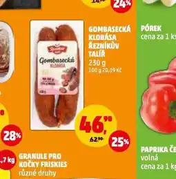 Penny Market Gombasecká klobása nabídka