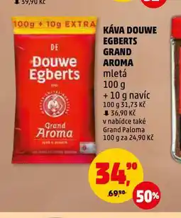Penny Market Douwe rgberts grand aroma, excella mletá káva nabídka