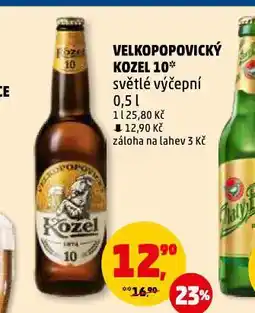 Penny Market Pivo velkopopovický kozel 10 nabídka