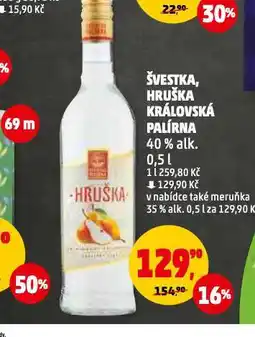 Penny Market Švestka, hruška královská palírna nabídka