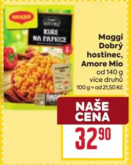 Billa Maggi Dobrý hostinec, Amore Mio nabídka