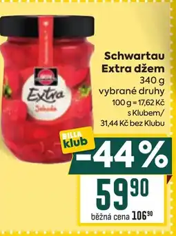 Billa Schwartau Extra džem nabídka