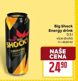 Billa Big Shock Energy drink 0.5L nabídka