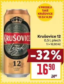 Billa Krušovice 12 0.5L nabídka
