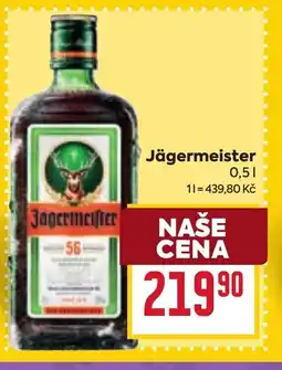 Billa Jägermeister 0.5L nabídka