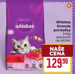 Billa Whiskas Granule pro kočky nabídka