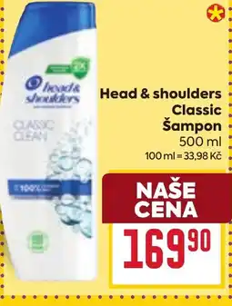 Billa Head & shoulders Classic Šampon nabídka
