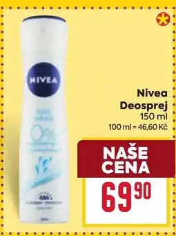 Billa Nivea Deosprej nabídka