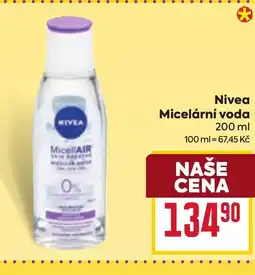 Billa Nivea Micelární voda nabídka