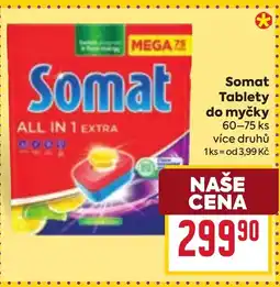 Billa Somat Tablety do myčky nabídka