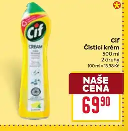 Billa Cif Čisticí krém nabídka