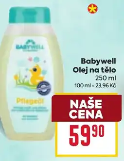 Billa Babywell Olej na tělo nabídka