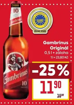 Billa Gambrinus Originál 0.5L nabídka