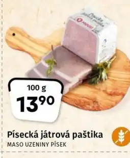 Coop Písecká játrová paštika nabídka