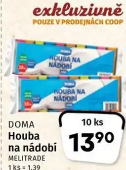 Coop DOMA Houba na nádobí nabídka