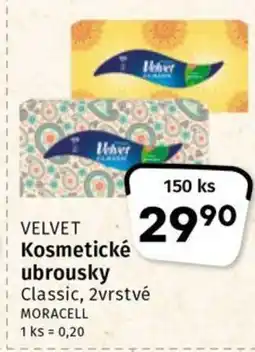 Coop VELVET Kosmetické ubrousky nabídka