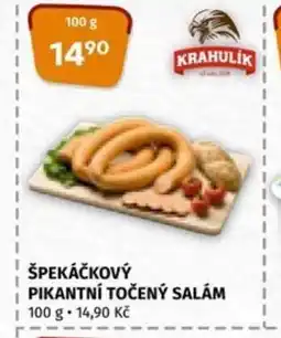 Coop ŠPEKÁČKOVÝ PIKANTNÍ TOČENÝ SALÁM nabídka