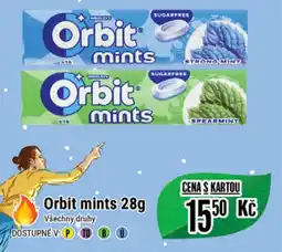 Tamda Foods Orbit mints 28g nabídka