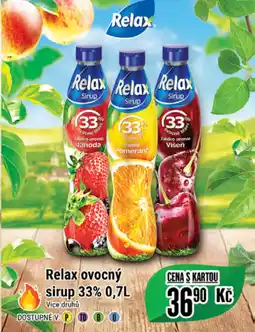 Tamda Foods Relax ovocný sirup 33% 0,7L nabídka