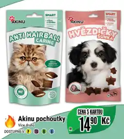 Tamda Foods Akinu pochoutky nabídka