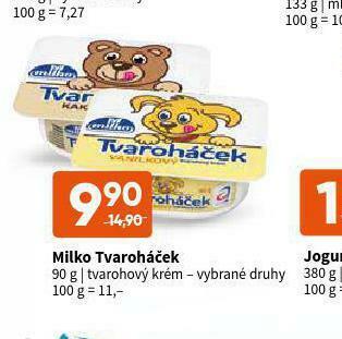 Terno Milko tvaroháček nabídka