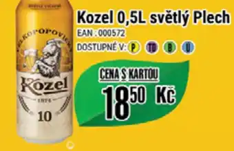 Tamda Foods Kozel 0,5L světlý plech nabídka