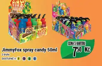 Tamda Foods JimmyFox spray candy 50ml nabídka