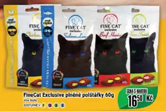 Tamda Foods FineCat Exclusive plněné polštářky 60g nabídka