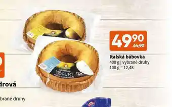 Terno Italsá bábovka nabídka