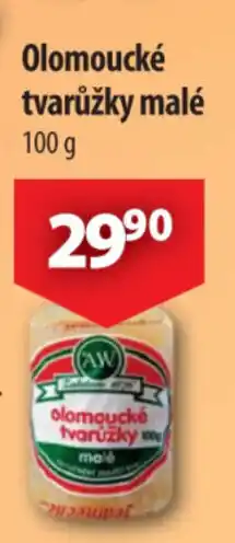 CBA Olomoucké tvarůžky malé nabídka