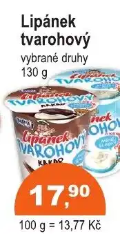 COOP DISKONT Lipánek tvarohový nabídka