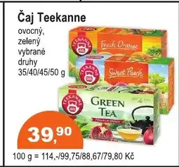 COOP DISKONT Čaj Teekanne nabídka