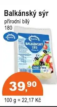 COOP DISKONT Balkánský sýr nabídka