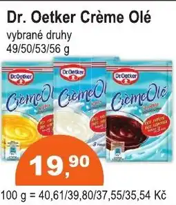 COOP DISKONT Dr. Oetker Crème Olé nabídka