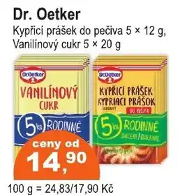 COOP DISKONT Dr. Oetker nabídka