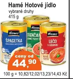 COOP DISKONT Hamé Hotové jídlo nabídka