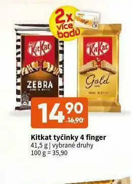 Kitkat tyčinky 4 finger